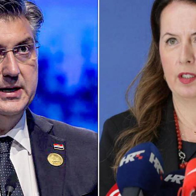 Andrej Plenković i Irena Weber
