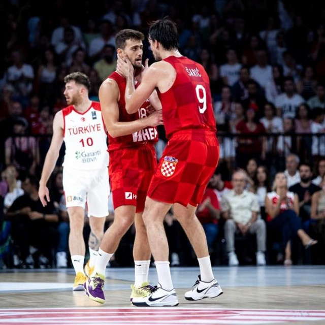 Dario Saric i Roko Badzim, Hrvatska, Istanbul