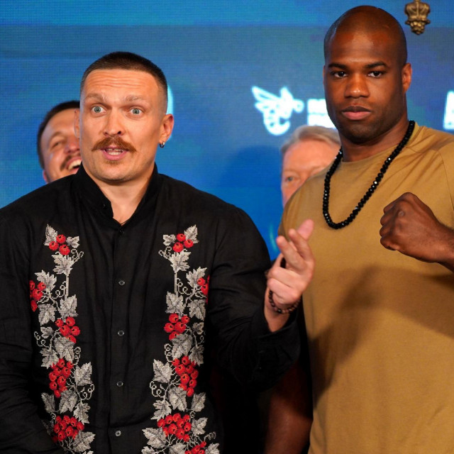 Oleksandr Usyk i Daniel Dubois