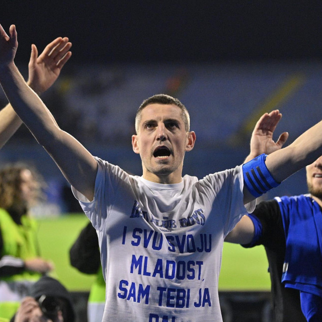 Arijan Ademi na oproštaju od Dinama