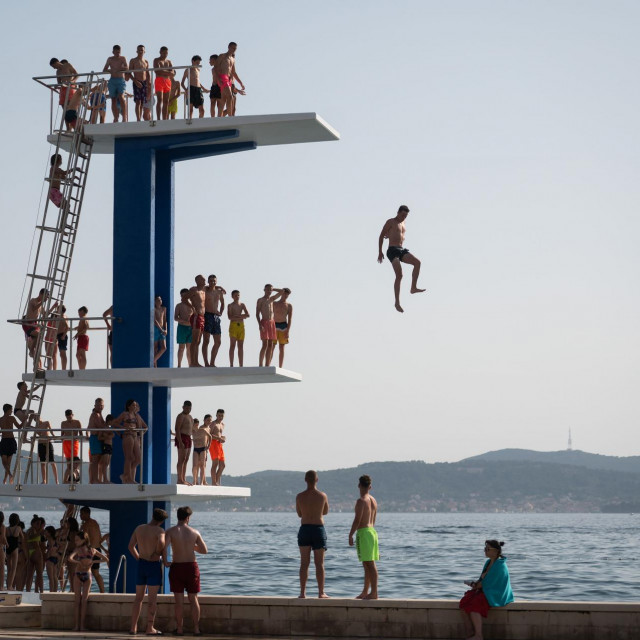Skakaonica u sklopu Otvorenog plivališta Kolovare u Zadru (ilustrativna fotografija)