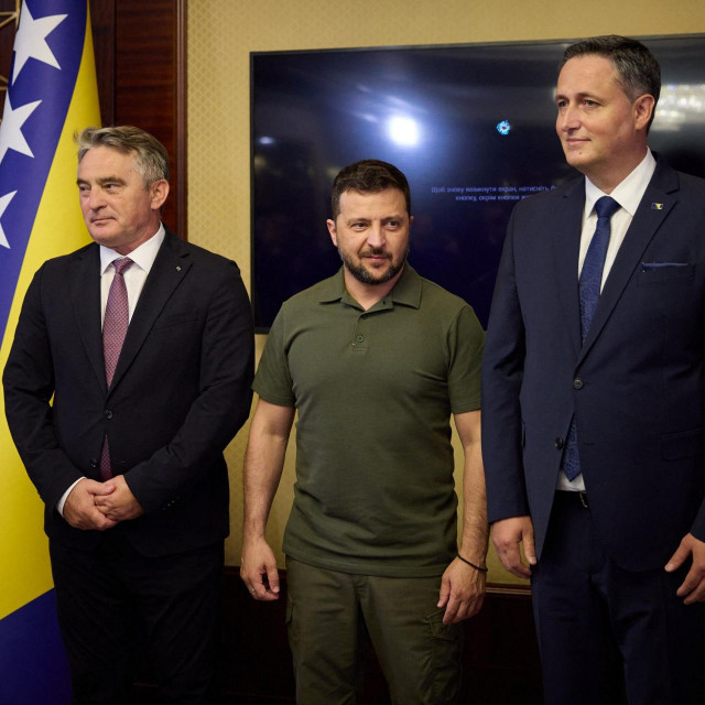 Željko Komšić, Volodimir Zelenski, Denis Bećirović