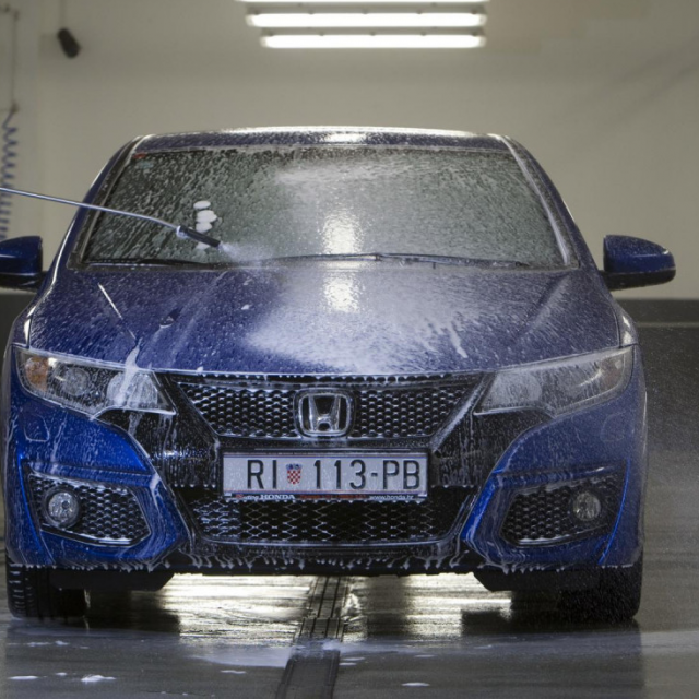 Pranje automobila, ilustracija