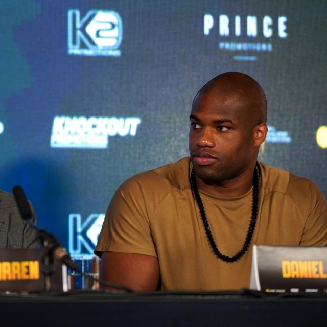 Frank Warren (lijevo) i Daniel Dubois (desno)
