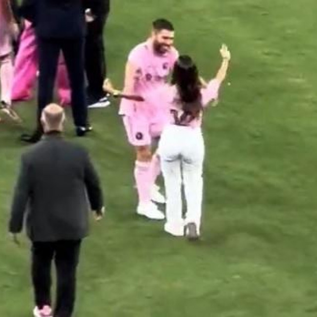 Jordi Alba i Antonella Roccuzzo