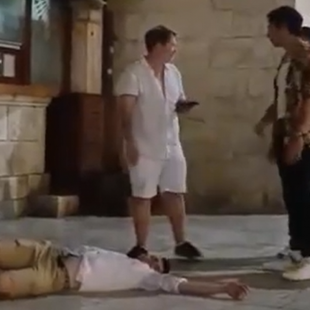 Pijani čovjek u Splitu