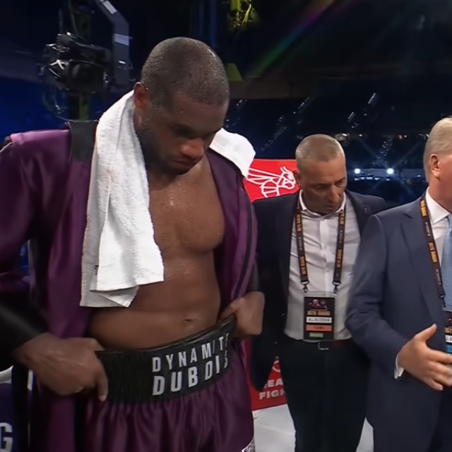 Daniel Dubois (lijevo) i Frank Warren (desno)