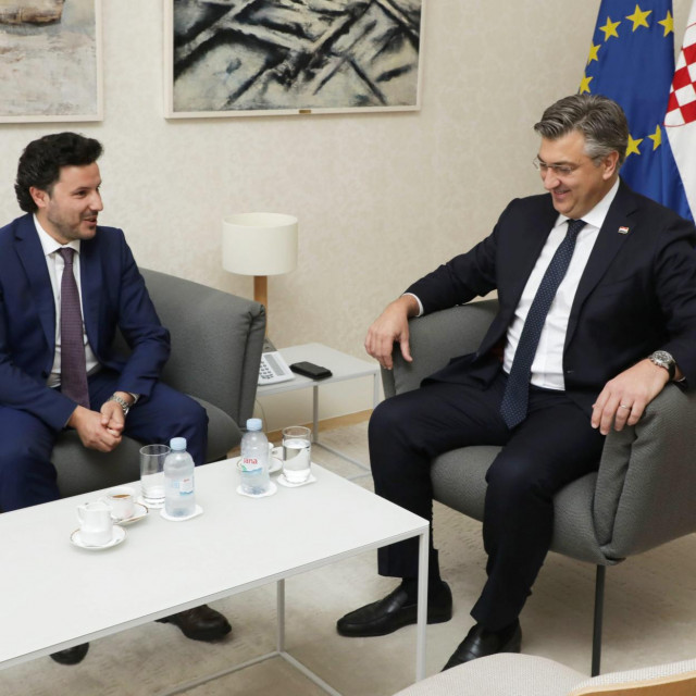 Abazović i Plenković