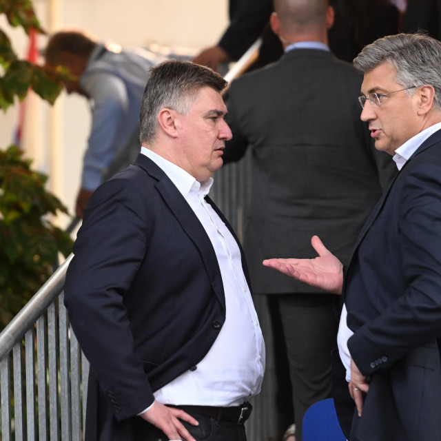 Zoran Milanović i Andrej Plenković