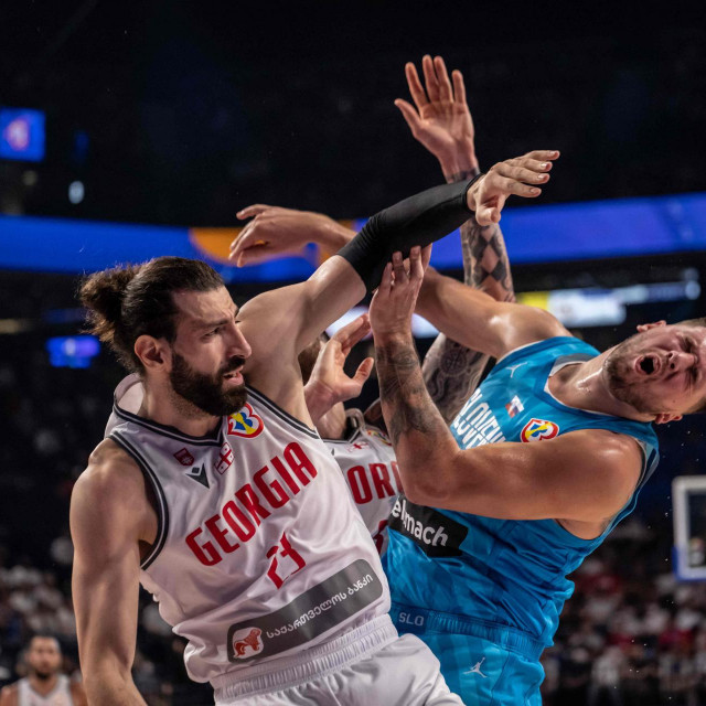 Grubo su igrali Gruzijci protiv Dončića