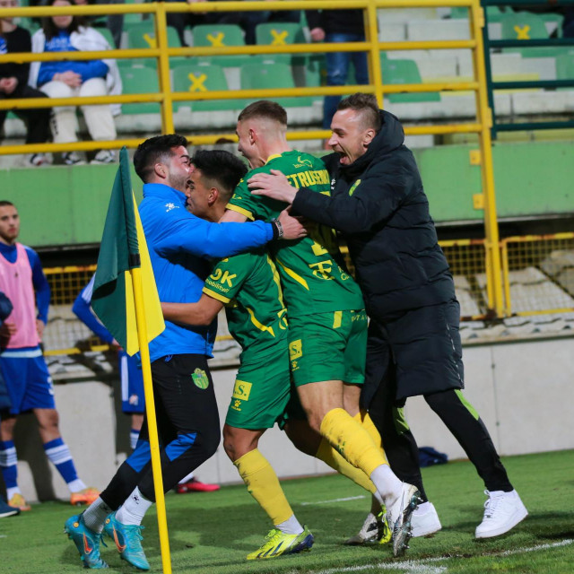 Darwin Matheus nakon postignutog gola