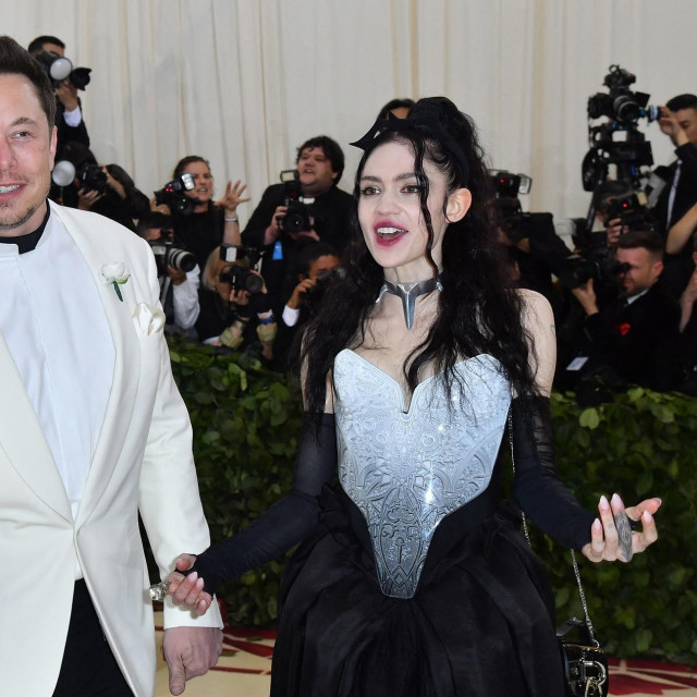Elon Musk i Grimes 2018. na  Met Gali u New Yorku