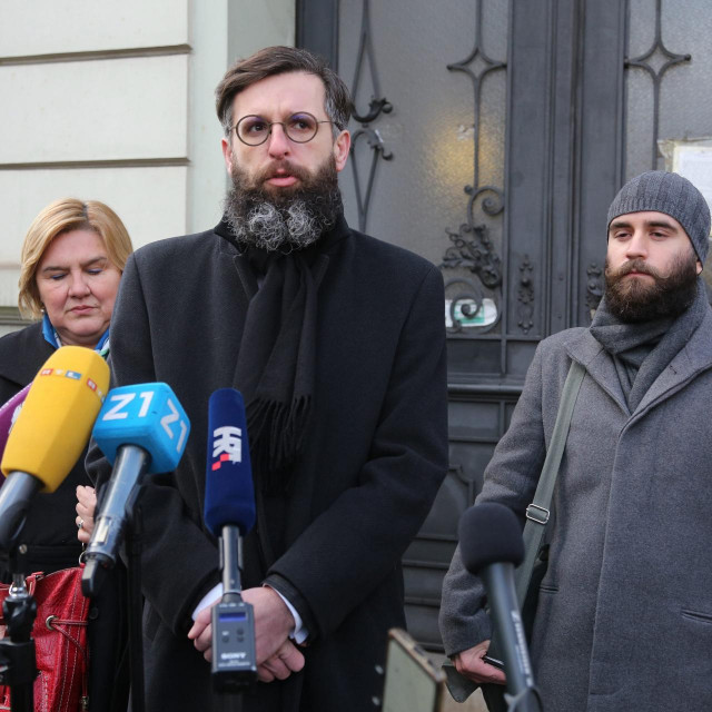 Željka Markić, Karlo Novosel, Luka Mlinarić (arhiva)