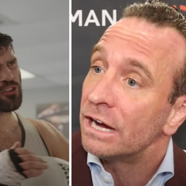 Filip Hrgović (lijevo) i Eddie Hearn (desno)