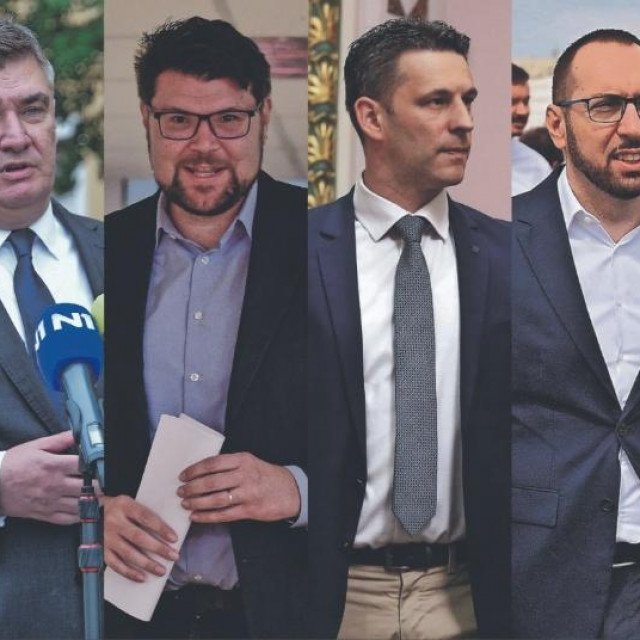 Andrej Plenković, Zoran Milanović, Peđa Grbin, Božo Petrov, Tomislav Tomašević, Ivan Penava