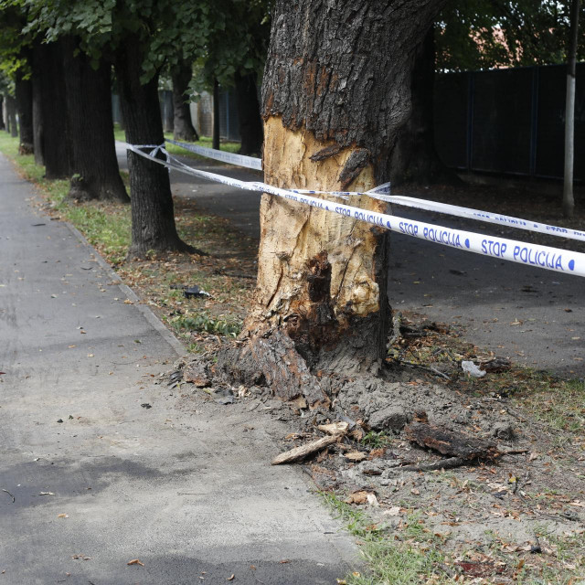 Mjesto tragedije u Osijeku