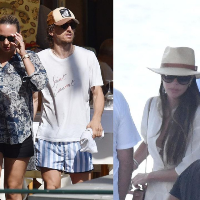 Vanja i Luka Modrić; Victoria i David Beckham