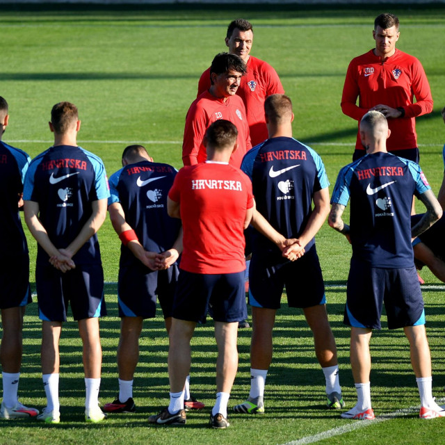 Trening hrvatske nogometne reprezentacije