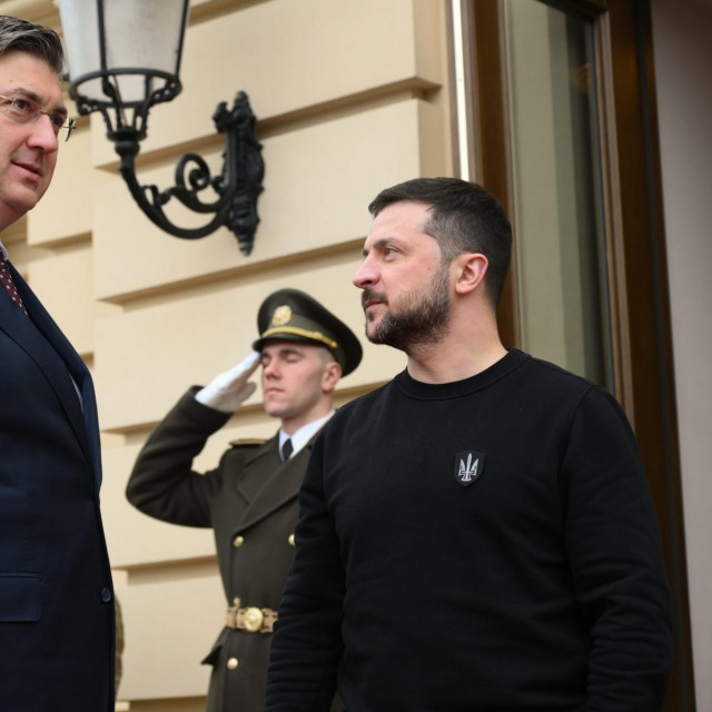 Andrej Plenković i Volodimir Zelenski