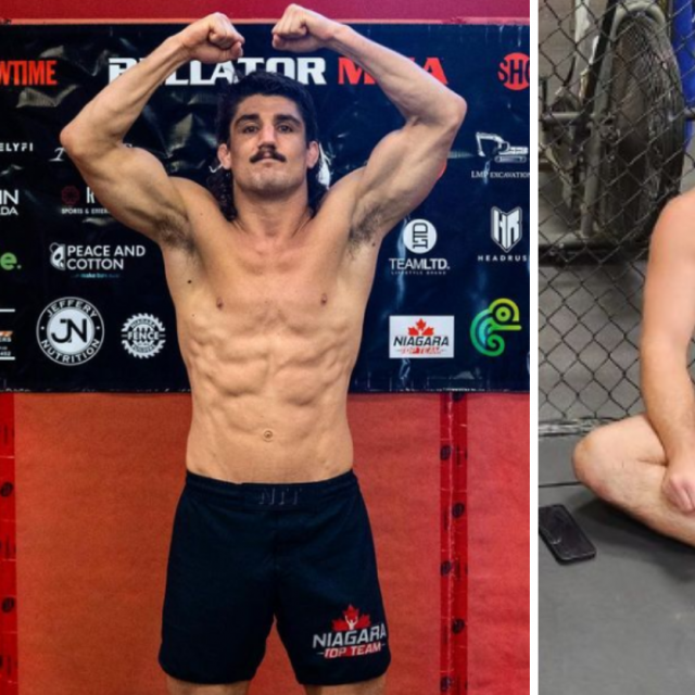 Aaron Jeffery (lijevo) i Sean Strickland (desno)