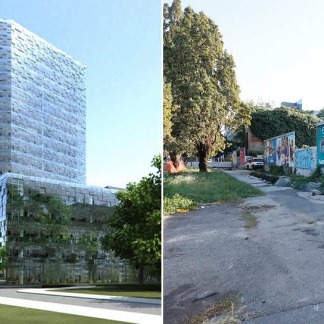 Render novog nebodera i lokacija na kojoj će se graditi