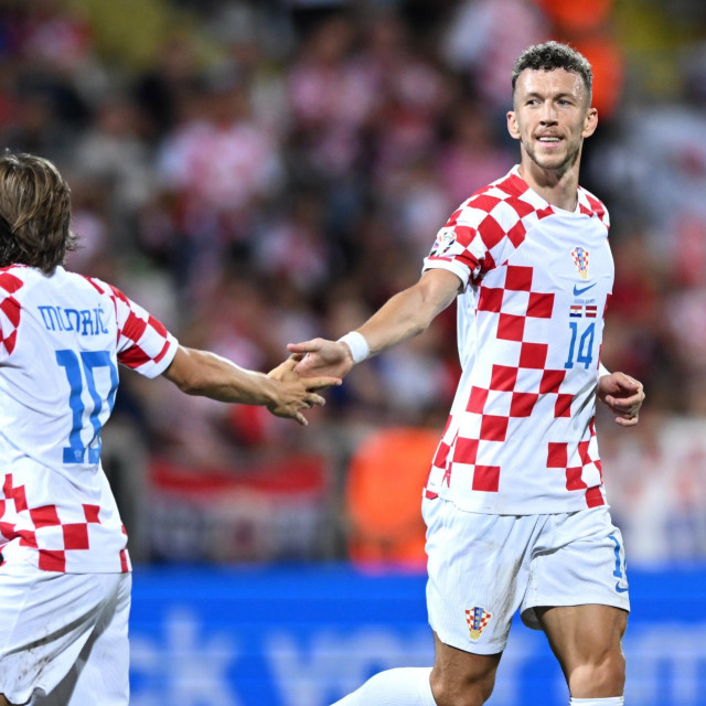 Luka Modrić i Ivan Perišić