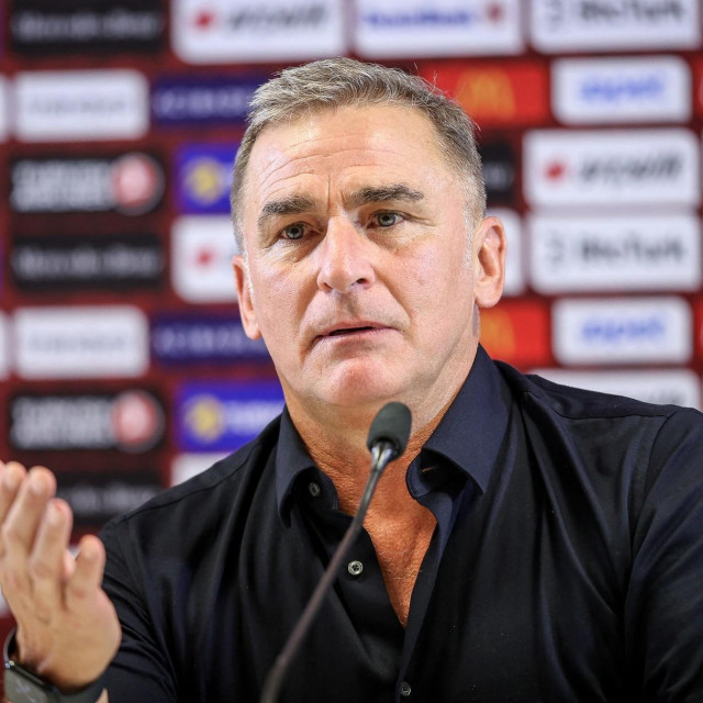 ESKISEHIR, TURKIYE - SEPTEMBER 09: Stefan Kuntz, head coach of Turkiye speaks to press after the UEFA EURO 2024 Qualifying Round Group D football match between Turkiye and Armenia at Yeni Eskisehir Stadium in Eskisehir, Turkiye on September 09, 2023. Sergen Sezgin/Anadolu Agency/ABACAPRESS.COM,Image: 803882861, License: Rights-managed, Restrictions:, Model Release: no, Credit line: AA/ABACA/Abaca Press/Profimedia