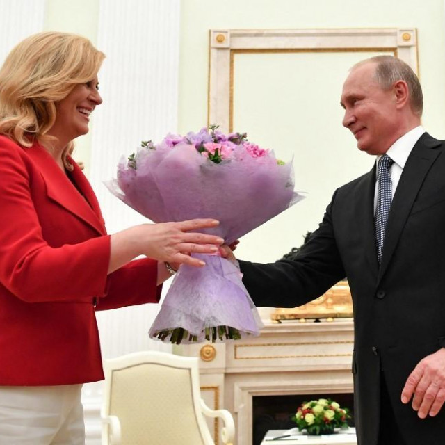 Vladimir Putin i Kolinda Grabar-Kitarović