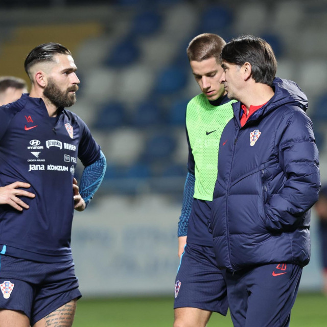 Marko Livaja, Mario Pašalić i Zlatko Dalić
 