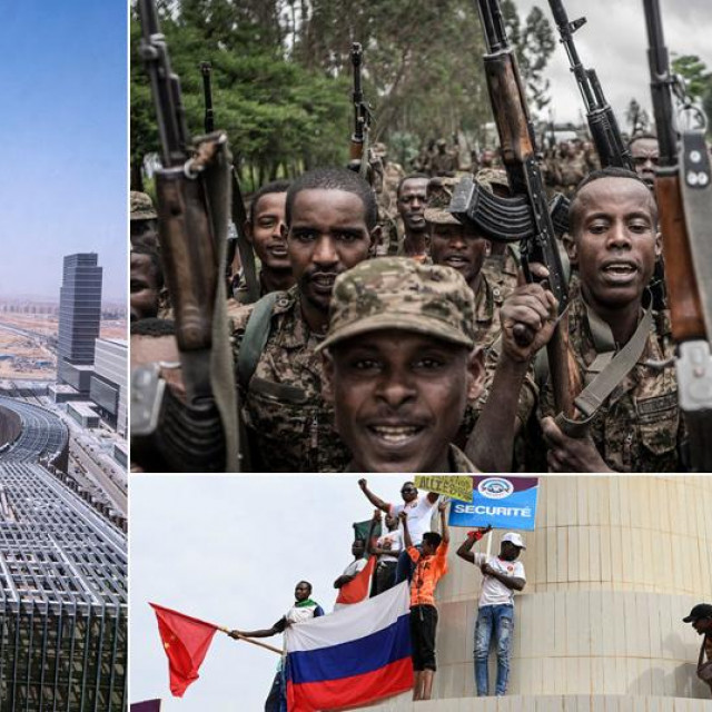 Novi glavni grad Egipta; prizor tijekom rata u Etiopiji; prizor iz Nigera nakon puča; naftna bušotina u Nigeriji