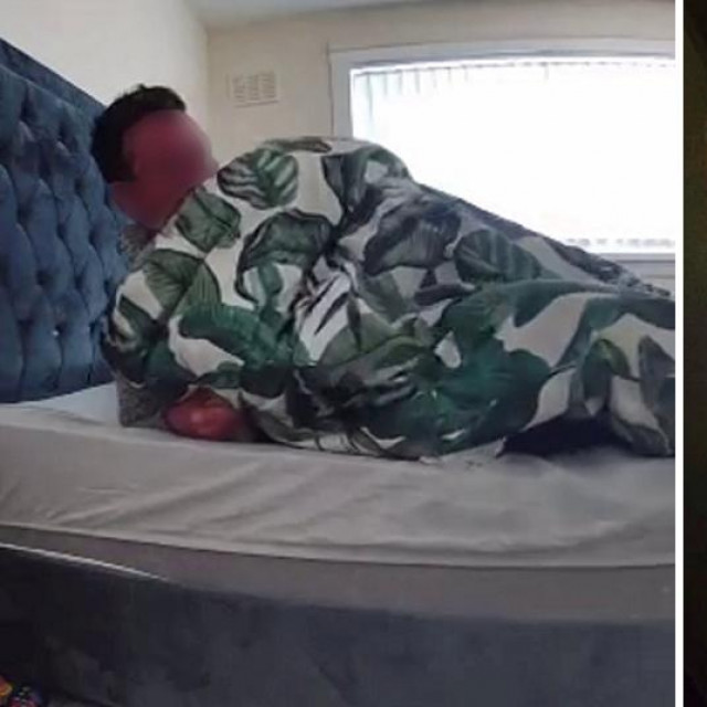 Caitlin Sullivan i stranac u njezinom krevetu