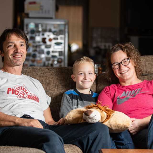 Mirjana i Drago Zovko sa sinom Andrijom