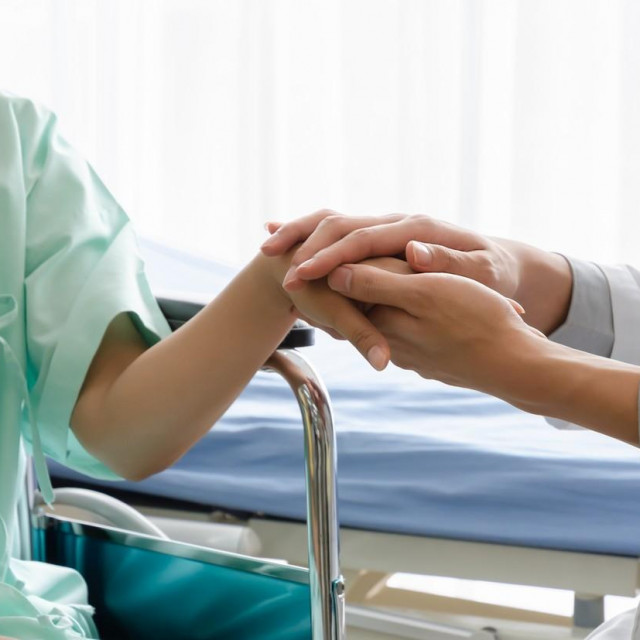 Liječnik i pacijentica, ilustracija