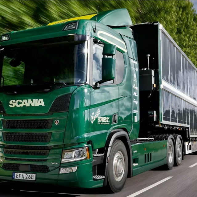 Scanijin kamion na solarni pogon