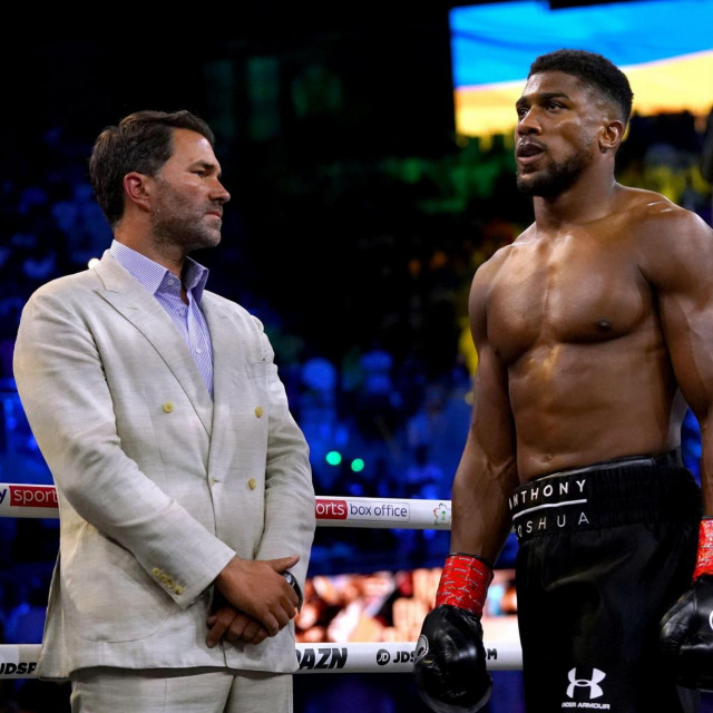 Eddie Hearn i Anthony Joshua