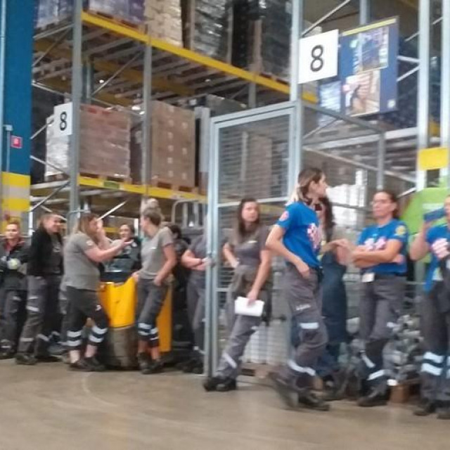 Štrajk radnika u Lidlu