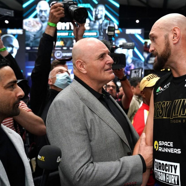 John Fury (lijevo) i Tyson Fury (desno)