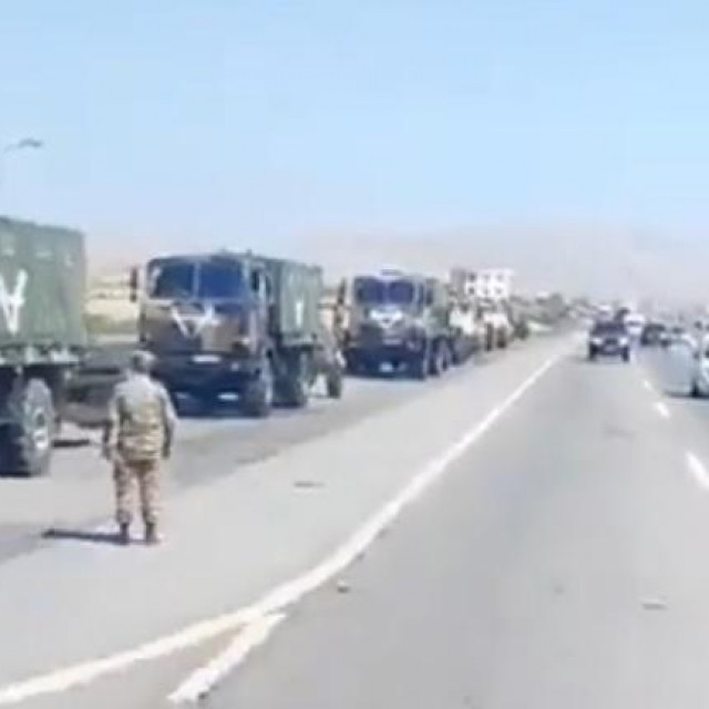 Simboli obrnutog slova A na vozilima Azerbajdžanske vojske