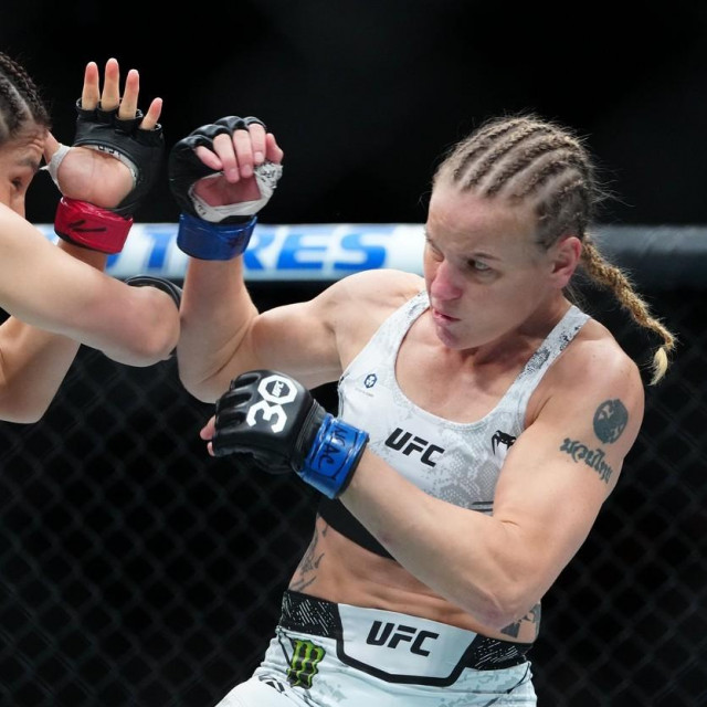 Alexa Grasso (lijevo) i Valentina Shevchenko (desno)