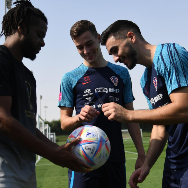 Luka Sučić u Dohi uoči SP-a prošle godine