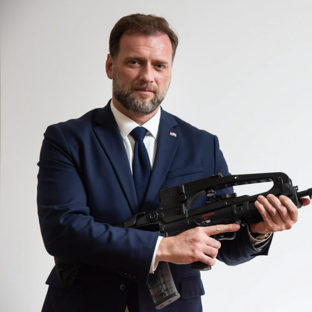 Mario Banožić, ministar obrane Republike Hrvatske (MORH).