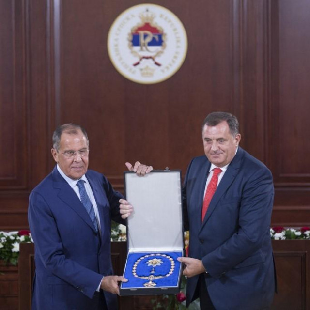 Sergel Lavrov i Milorad Dodik (arhiva)