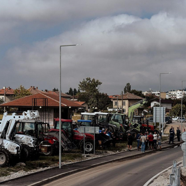 Prosvjed bugarskih poljoprivrednika