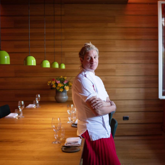 Ana Roš u svom restoranu Hiša Franko