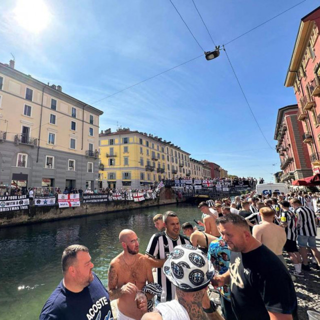 Navijači Newcastlea u Milanu