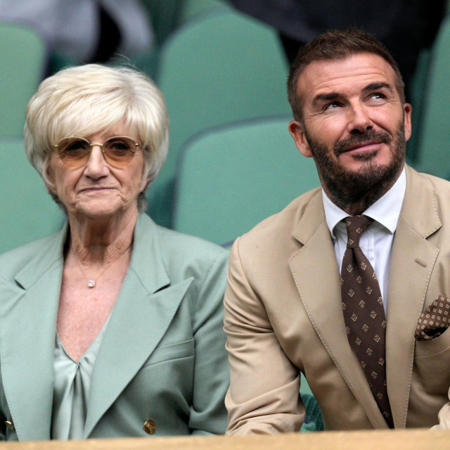 Sandra i David Beckham