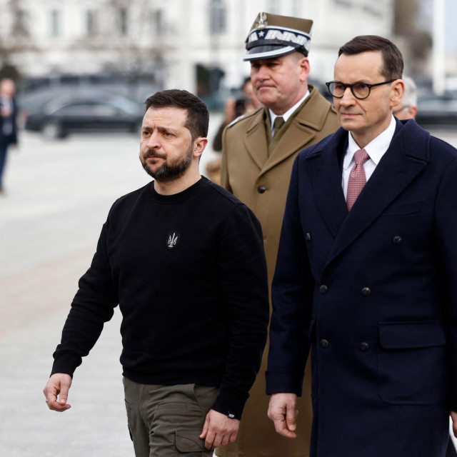 Volodimir Zelenski i Mateusz Morawiecki