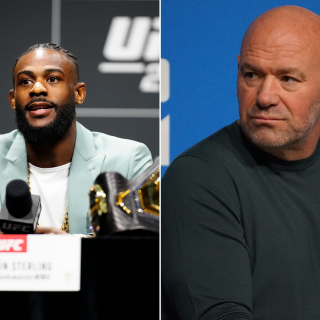 Aljamain Sterling i Dana White