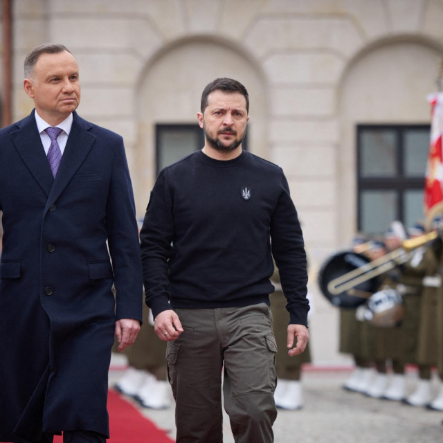 Volodimir Zelenski i Andrzej Duda