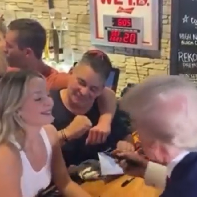 Donald Trump i razdragana obožavateljica